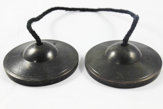 3.2" Antique finish NHZ Tingsha image 1