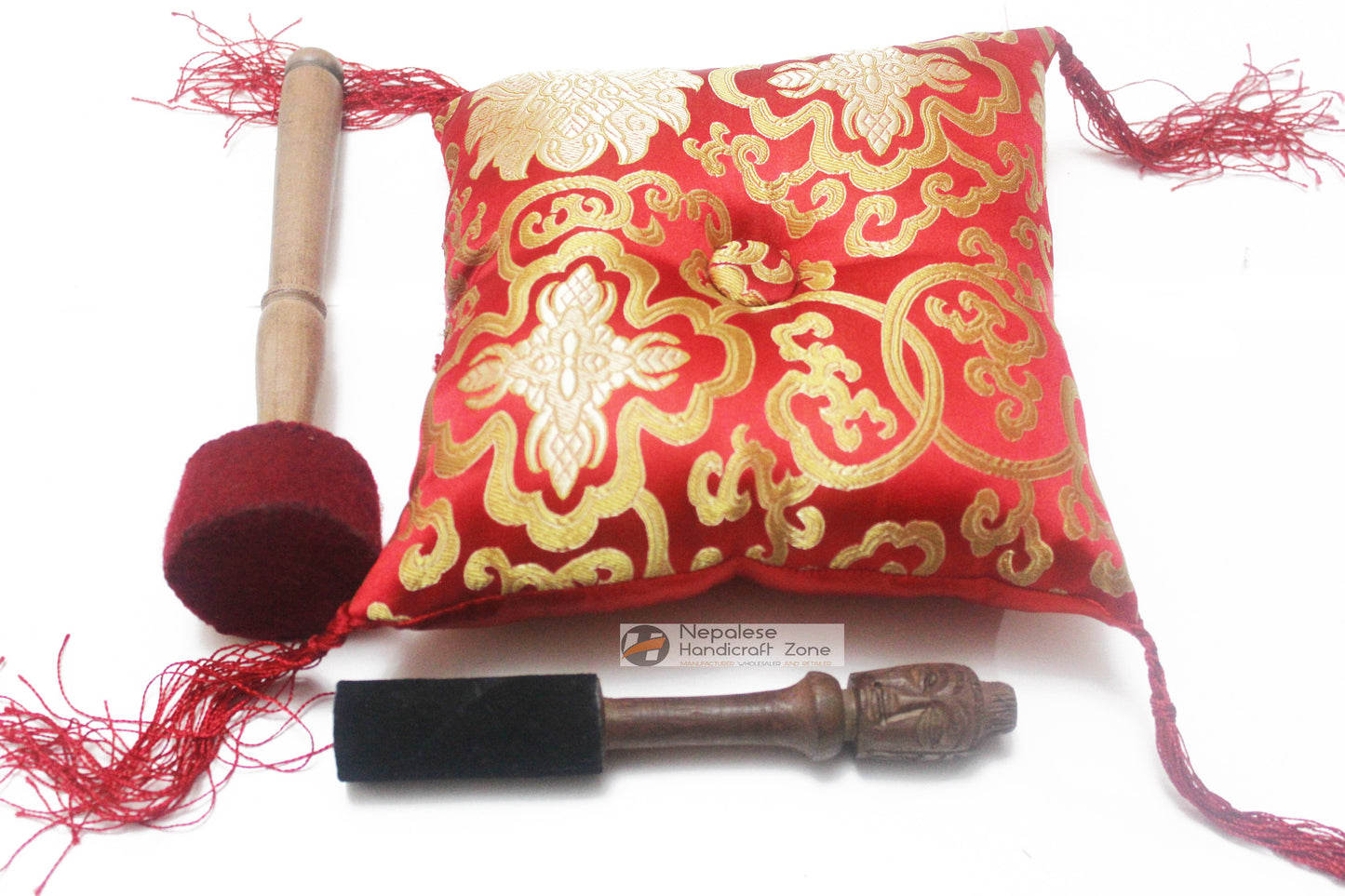 9" Plain Golden Singing Bowls image 5