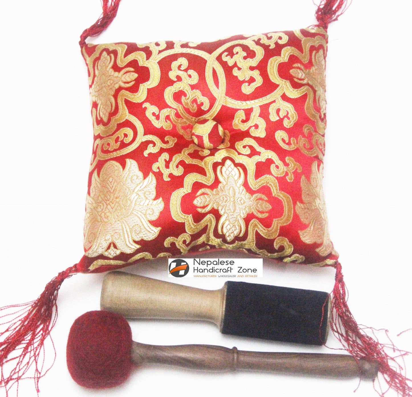 11" Plain Golden Singing Bowl image 4