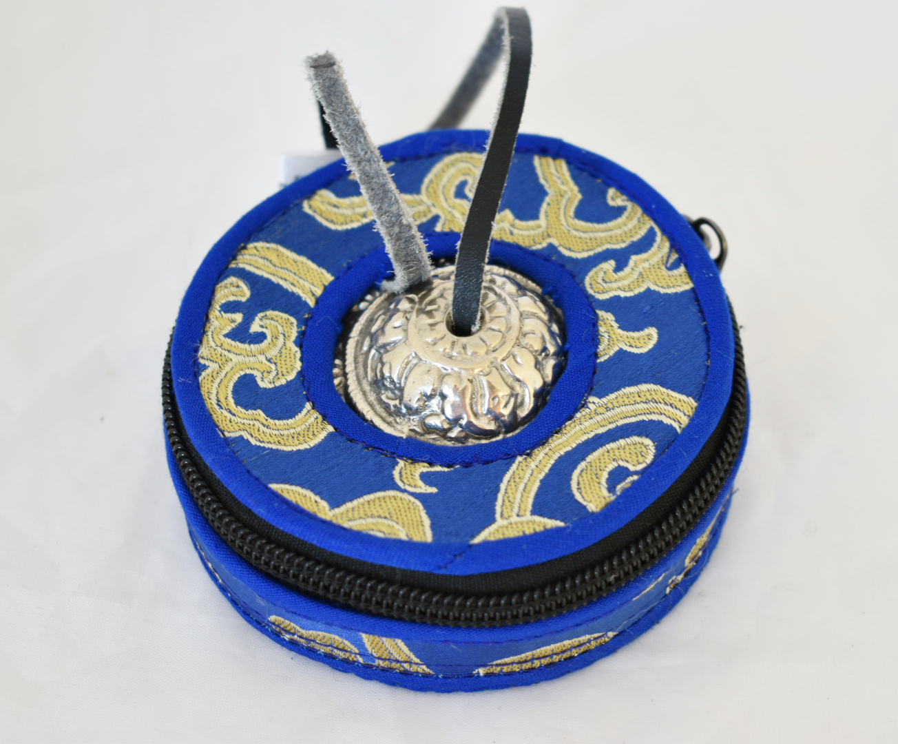 2.8" Silver Vajra embossed NHZ Tingsha image 3