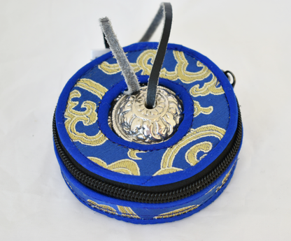 2.8" Silver Vajra embossed NHZ Tingsha image 3