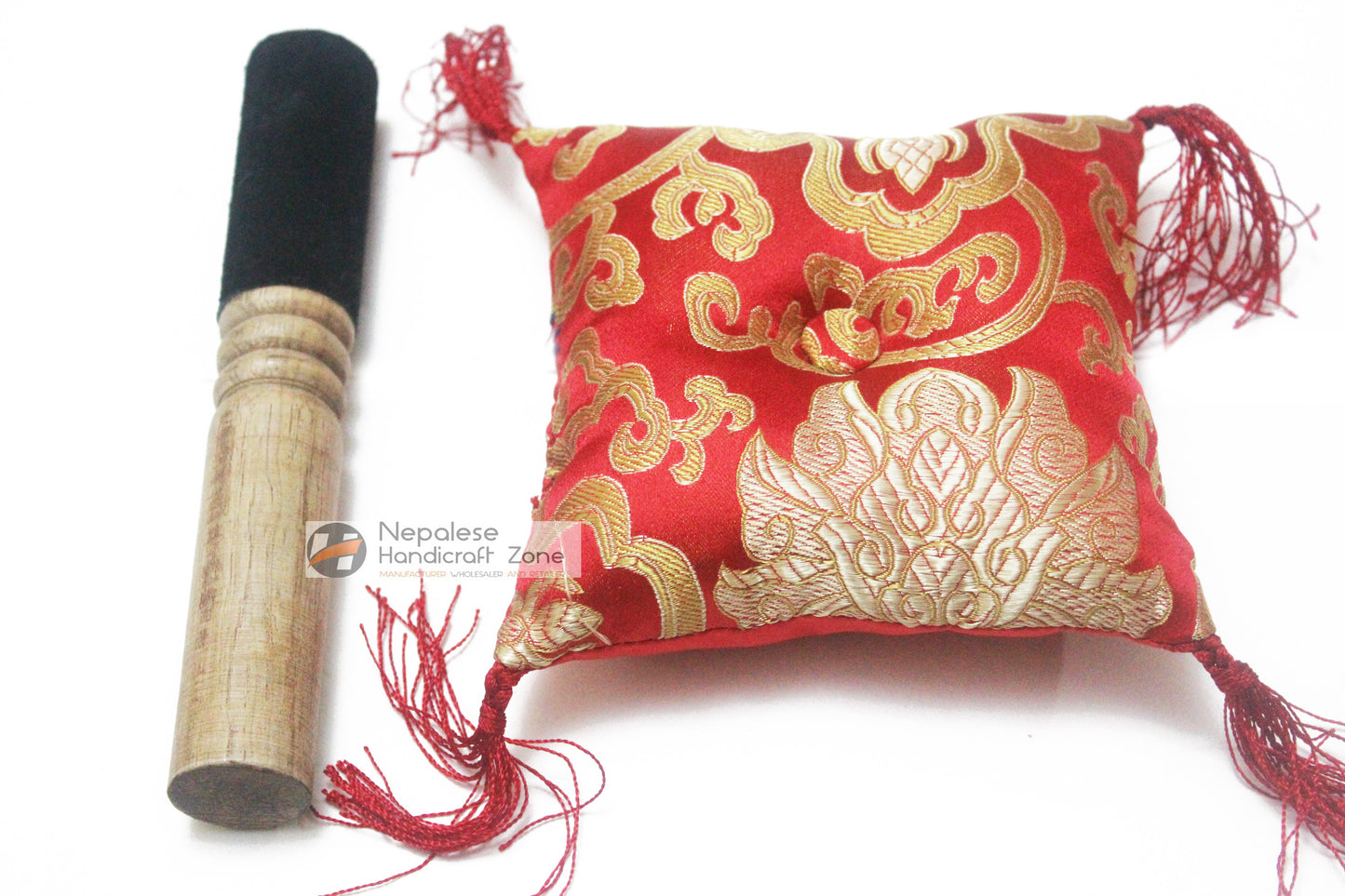 7" Plain Golden Singing Bowl image 2