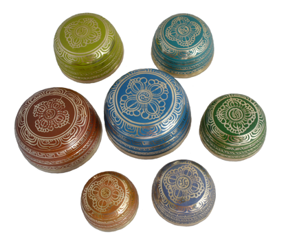 NHZ Multicolor singing bowl set image 4