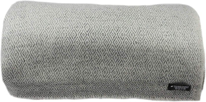NHZ Natural Himalayan Cashmere Throw/ Blanket 54" x 108"(Diamond Pattern) image 2