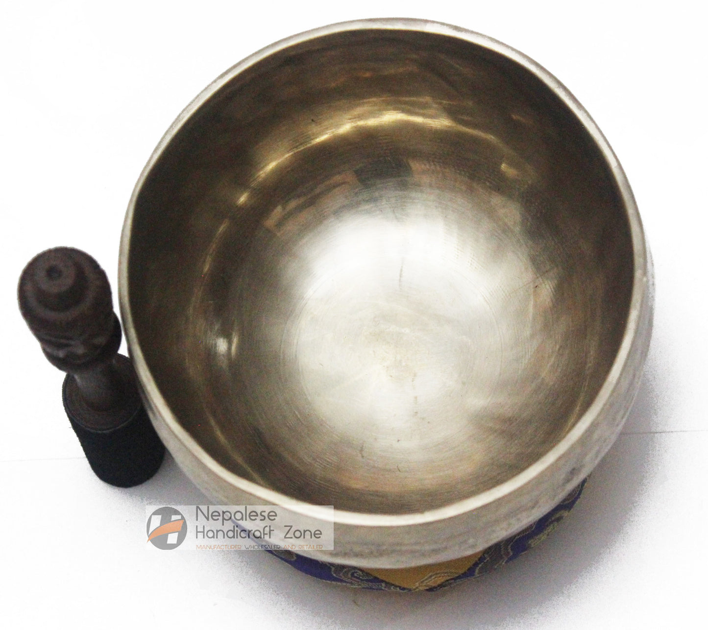 6" Plain Golden Singing Bowl image 3
