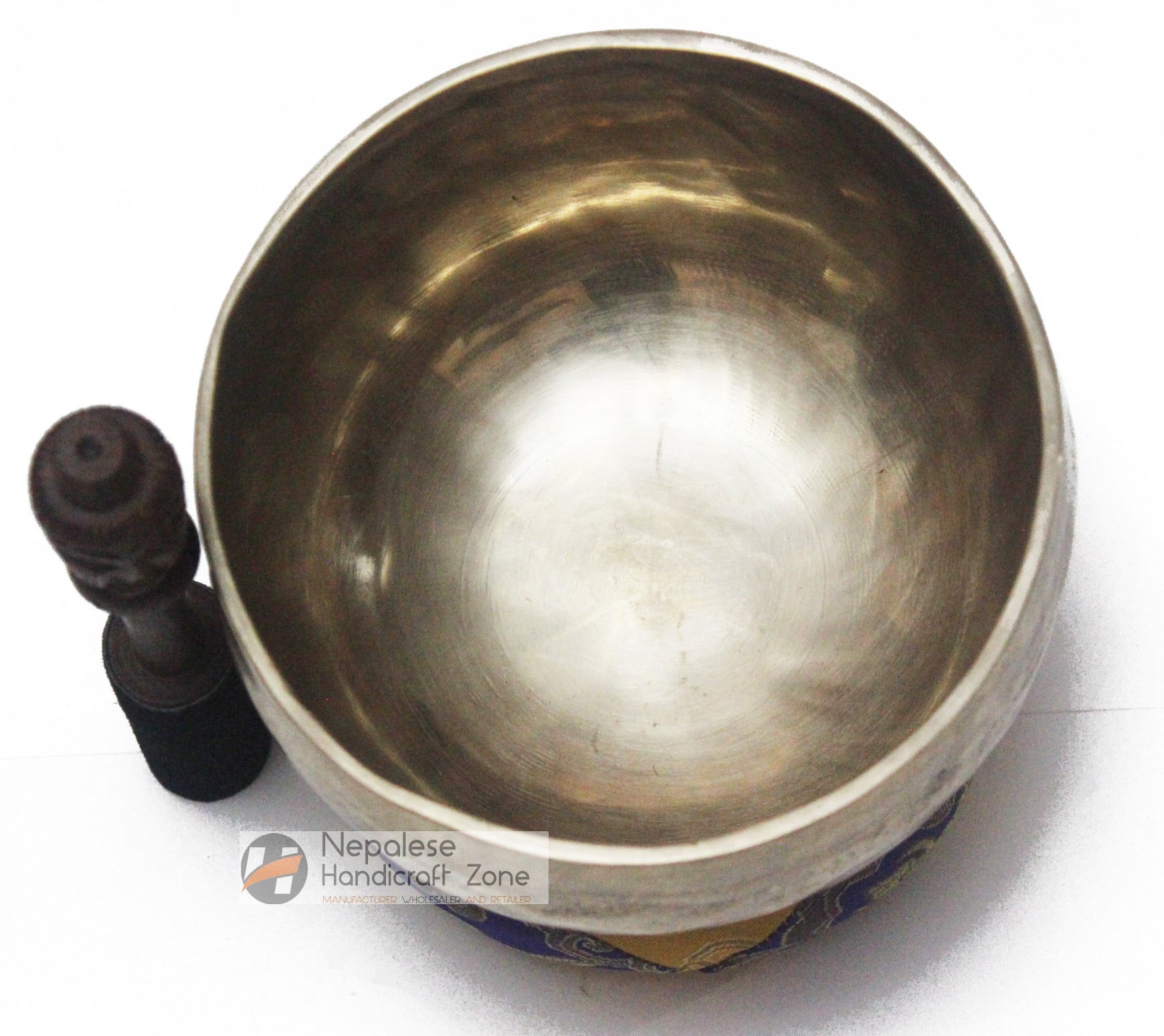 6" Plain Golden Singing Bowl image 3