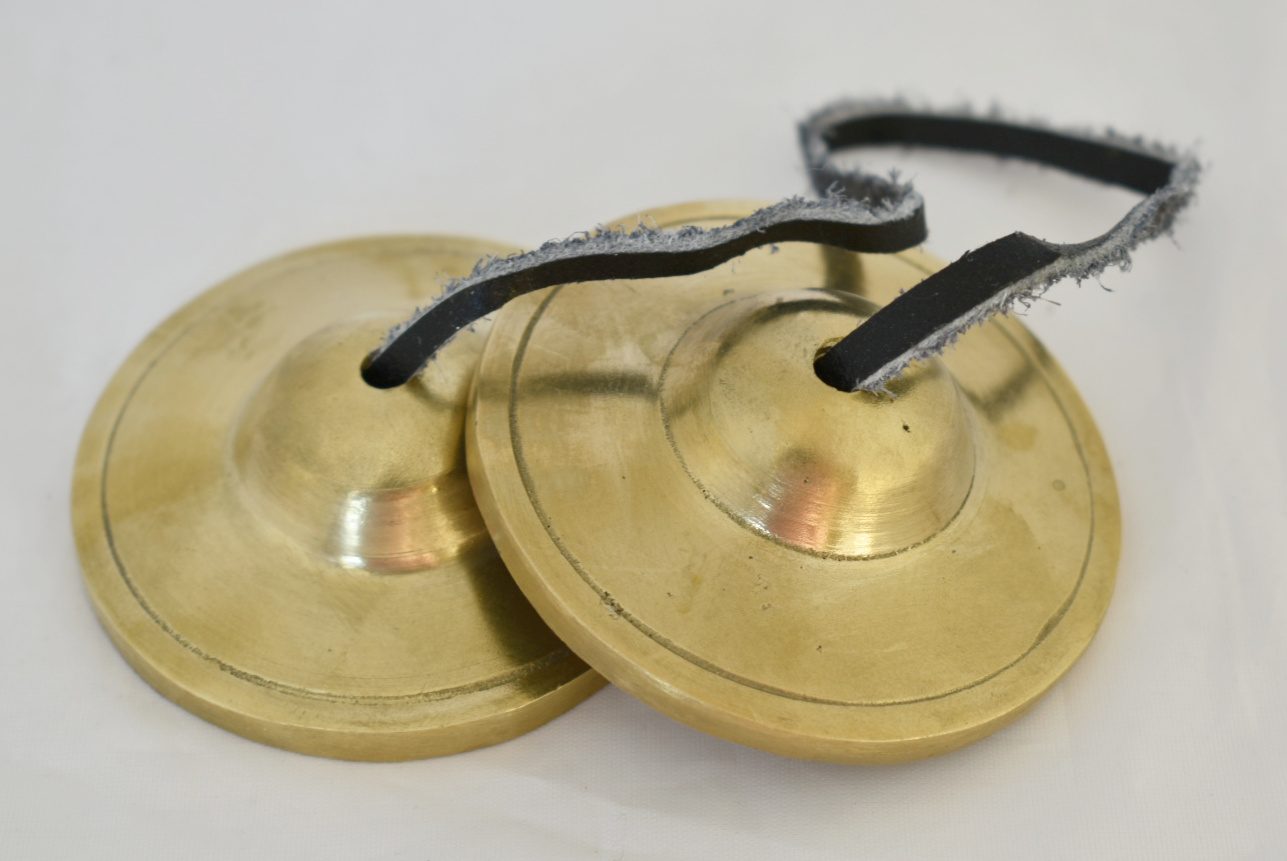 Plain Golden NHZ Tingsha - 2.5 Inch image 3