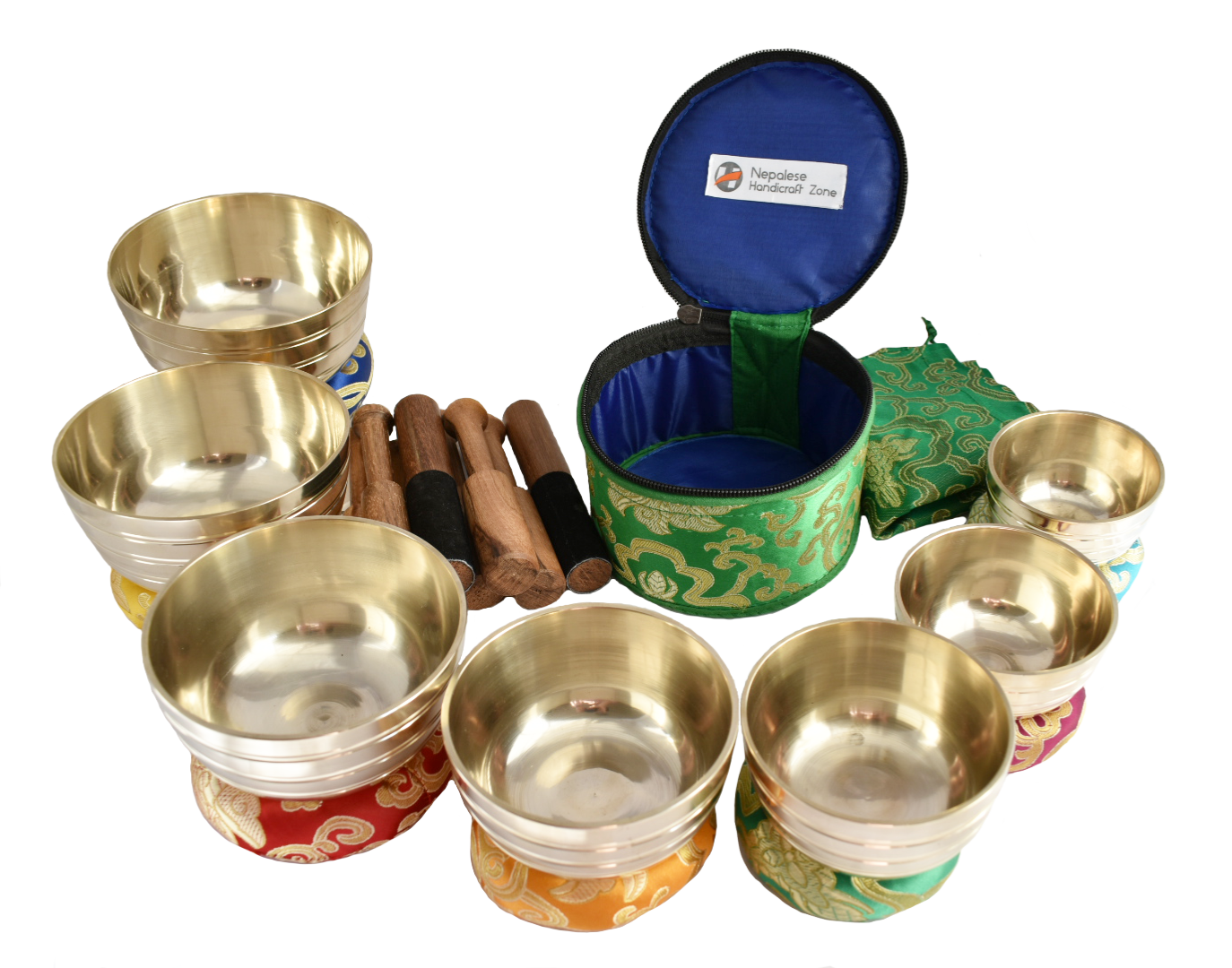 NHZ Golden singing bowl set image 0