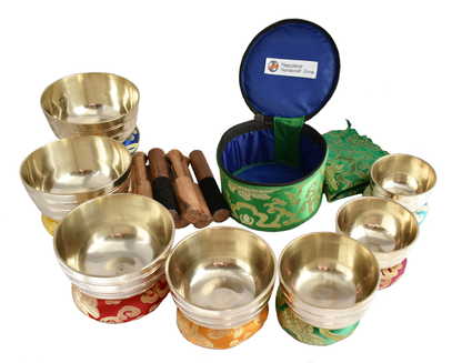 NHZ Golden singing bowl set image 0