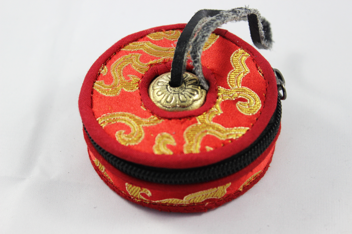 2.5" Om mane padme embossed NHZ Tingsha image 3