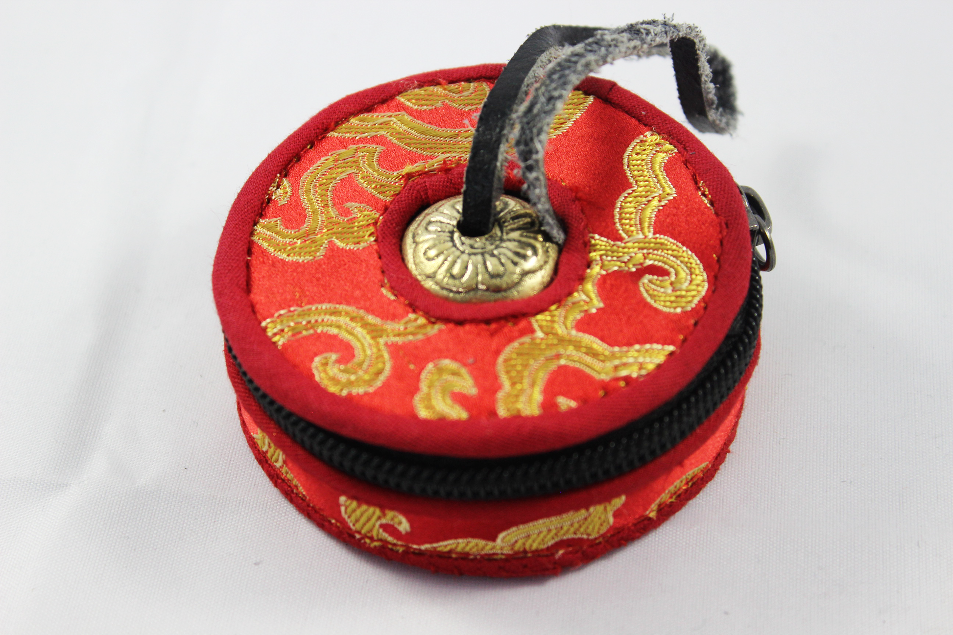 2.5" Om mane padme embossed NHZ Tingsha image 3