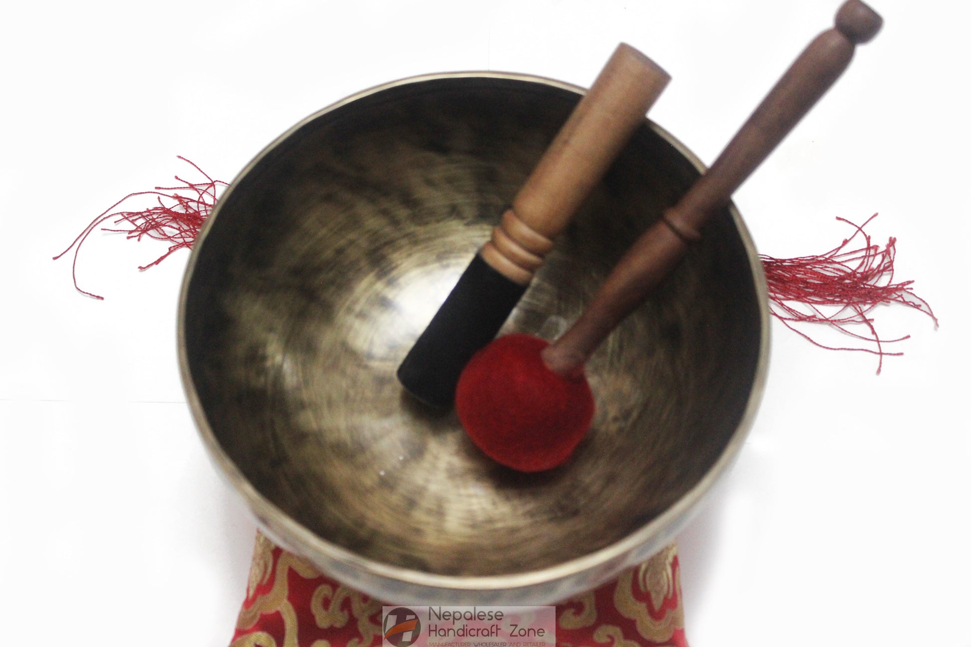 10" Antique Finish Singing Bowl image 2