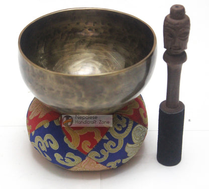 5.5" Antique Finish Singing Bowl image 1