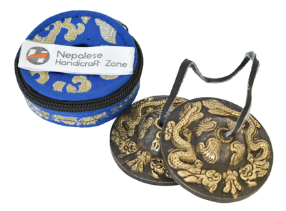 Antique Dragon NHZ Tingsha - 2.5 Inch image 0