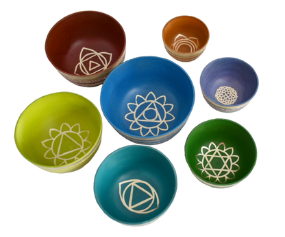 NHZ Multicolor singing bowl set image 6