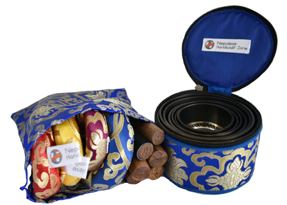 NHZ Black singing bowl set image 5