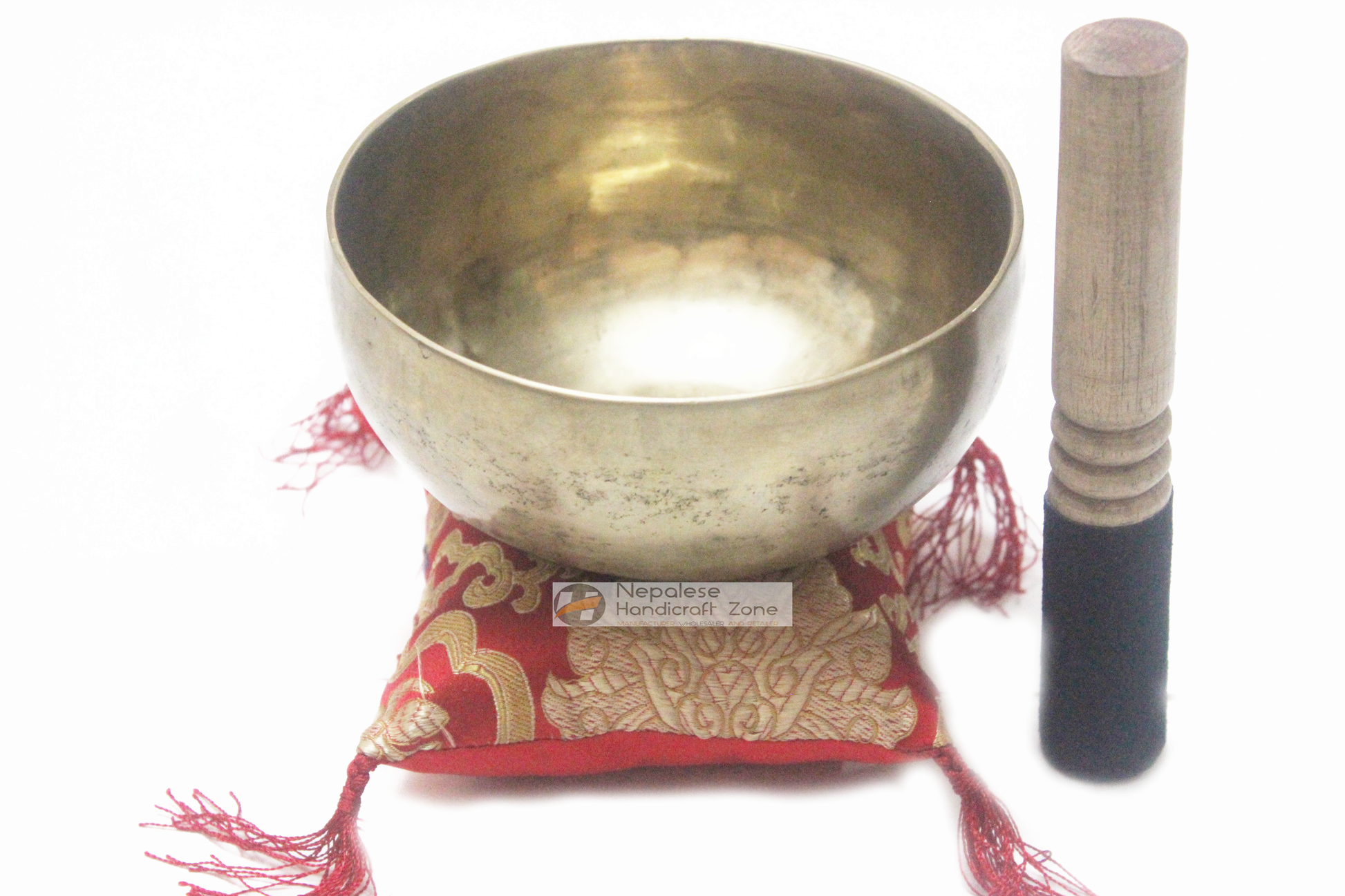 7" Plain Golden Singing Bowl image 4