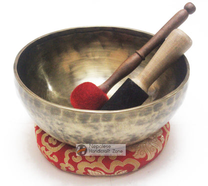 9.5" Antique Finish Singing Bowl image 0