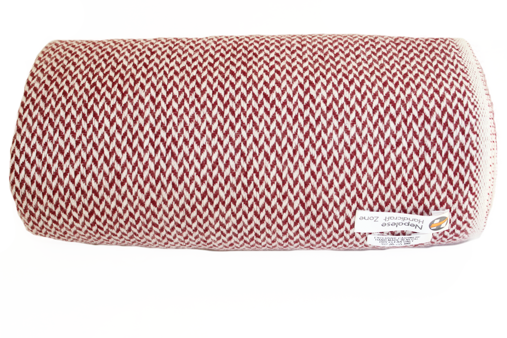 NHZ Natural Himalayan Cashmere Throw/ Blanket 54" x 108"(Pink Chunky) image 12
