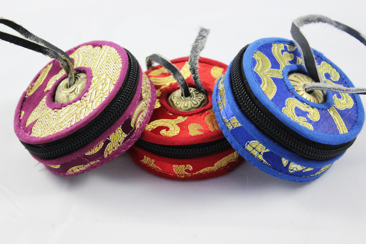 2.5" Lucky symbols embossed NHZ Tingsha image 7