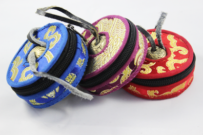 2.5" Om mane padme embossed NHZ Tingsha image 4