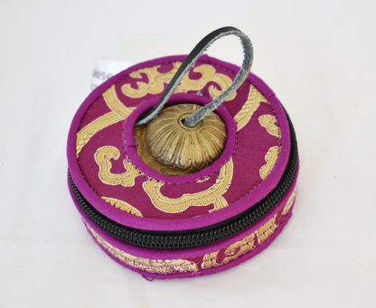 2.8" Bronze Dragon embossed NHZ Tingsha image 4