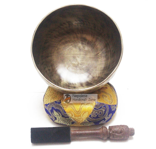 6" Antique Finish Singing Bowl image 0