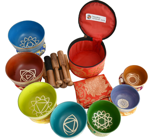 NHZ Multicolor singing bowl set image 0