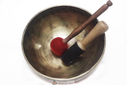 9.5" Antique Finish Singing Bowl image 3