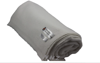 NHZ Natural Himalayan Cashmere Throw/ Blanket 54" x 108"(Herringbone Pattern) image 2