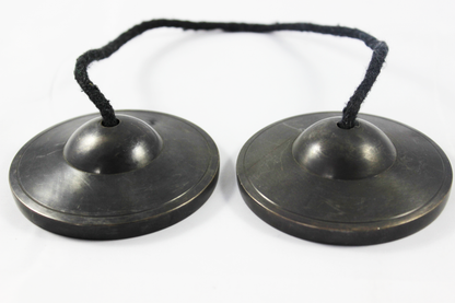 3.2" Antique finish NHZ Tingsha image 1