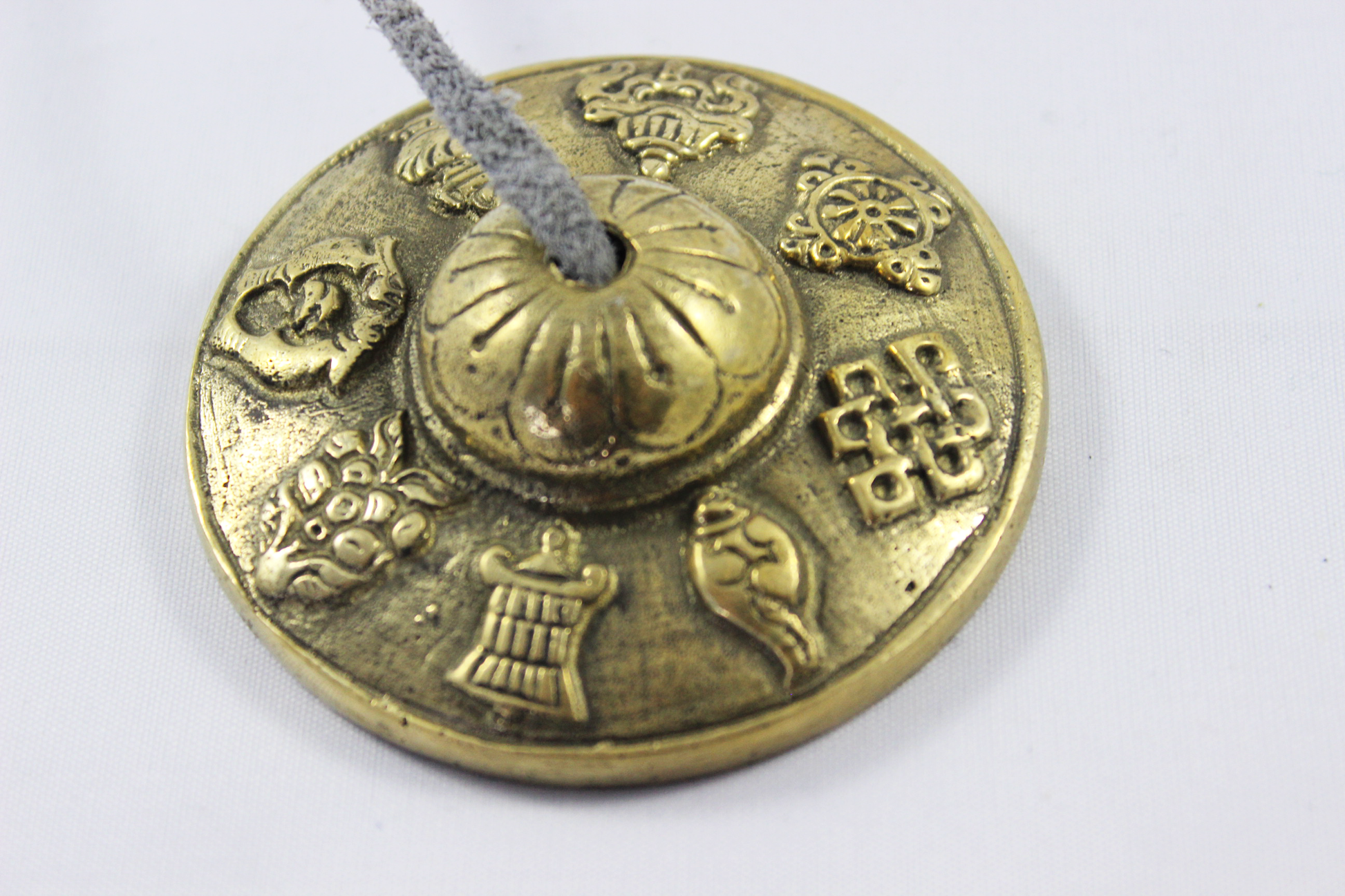2.5" Lucky symbols embossed NHZ Tingsha image 11