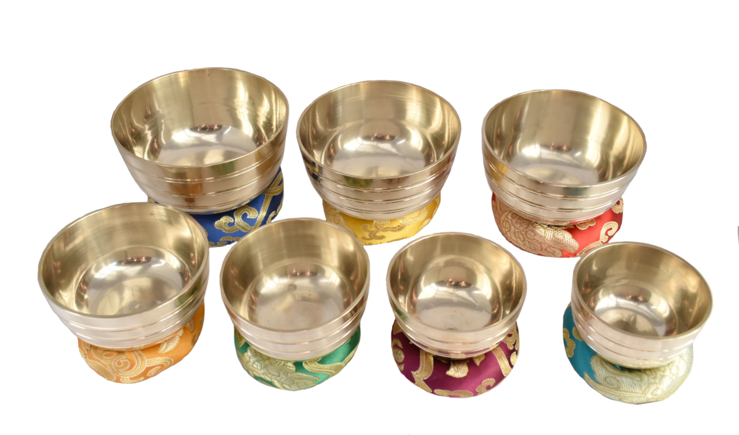 NHZ Golden singing bowl set image 1