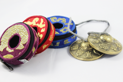 2.5" Lucky symbols embossed NHZ Tingsha image 2