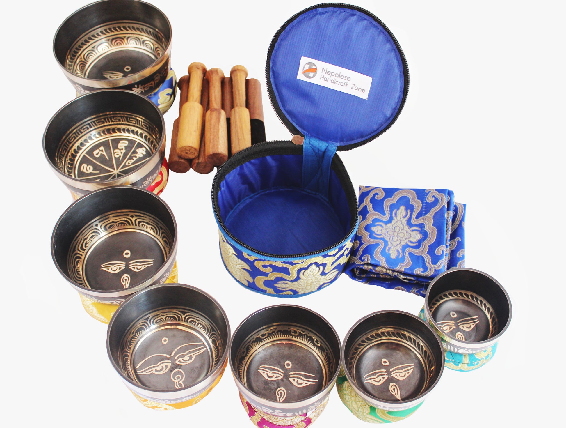 NHZ Black singing bowl set image 0