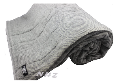 NHZ Extra Large Natural Himalayan Cashmere Throw/ Blanket 90" x 108" image 1