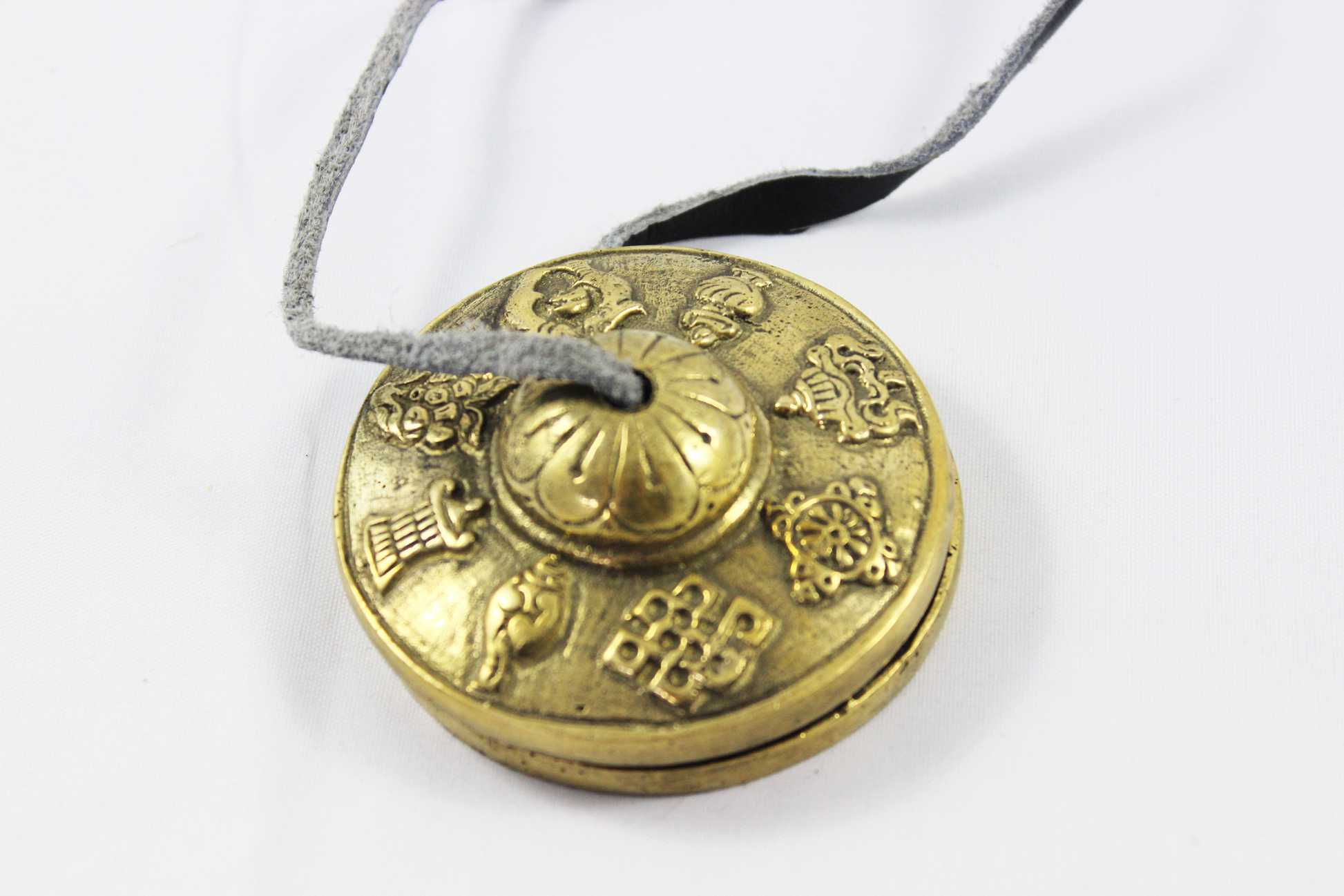 2.5" Lucky symbols embossed NHZ Tingsha image 9