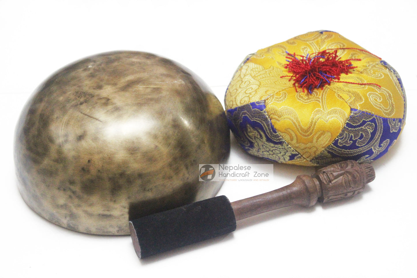 6" Antique Finish Singing Bowl image 5