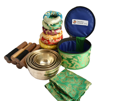 NHZ Golden singing bowl set image 4