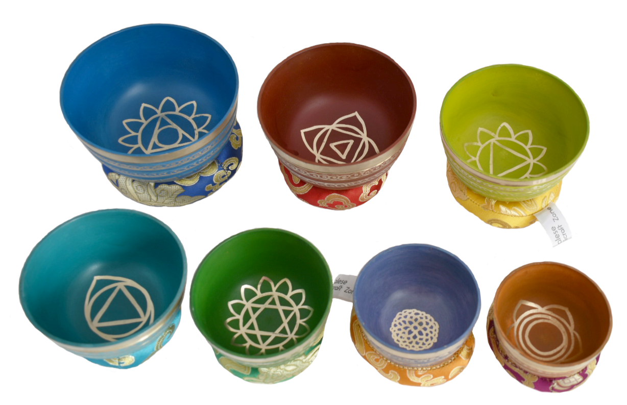 NHZ Multicolor singing bowl set image 1