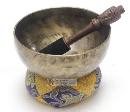 6" Antique Finish Singing Bowl image 2