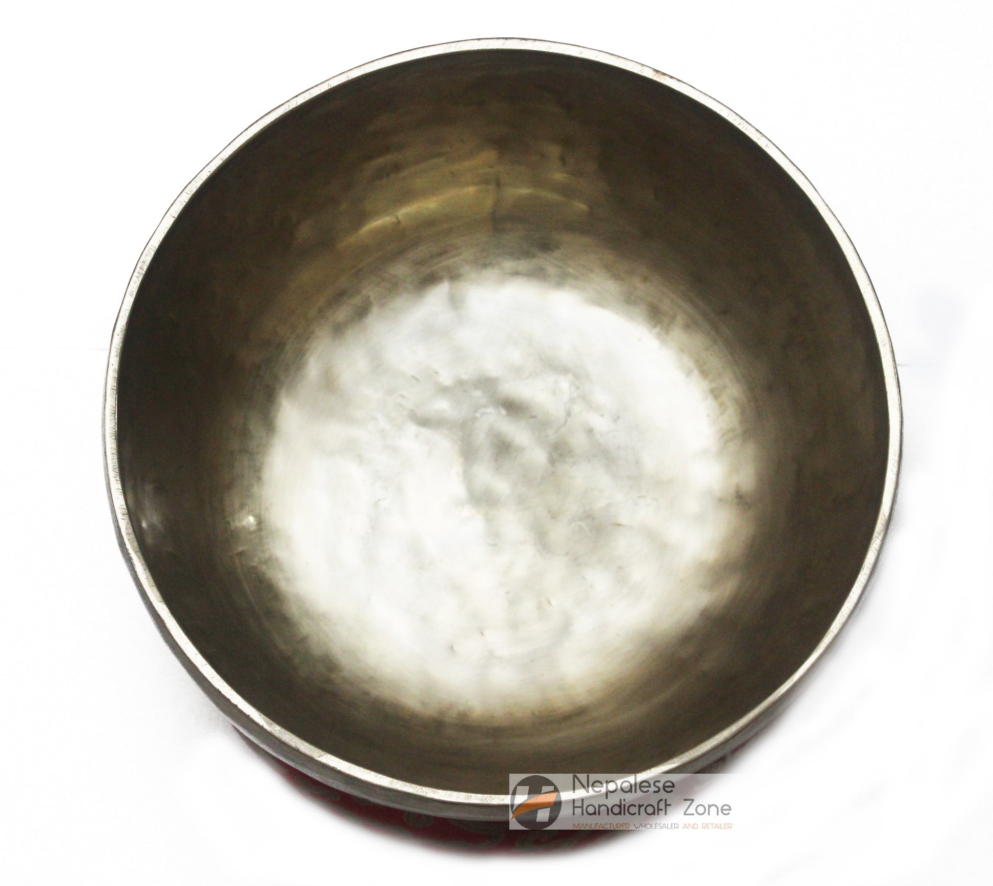 12" Plain Golden Singing Bowl image 2