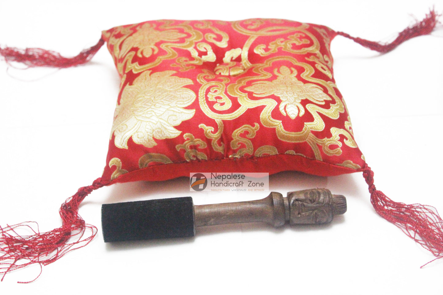 8" Antique Color Singing Bowl image 4