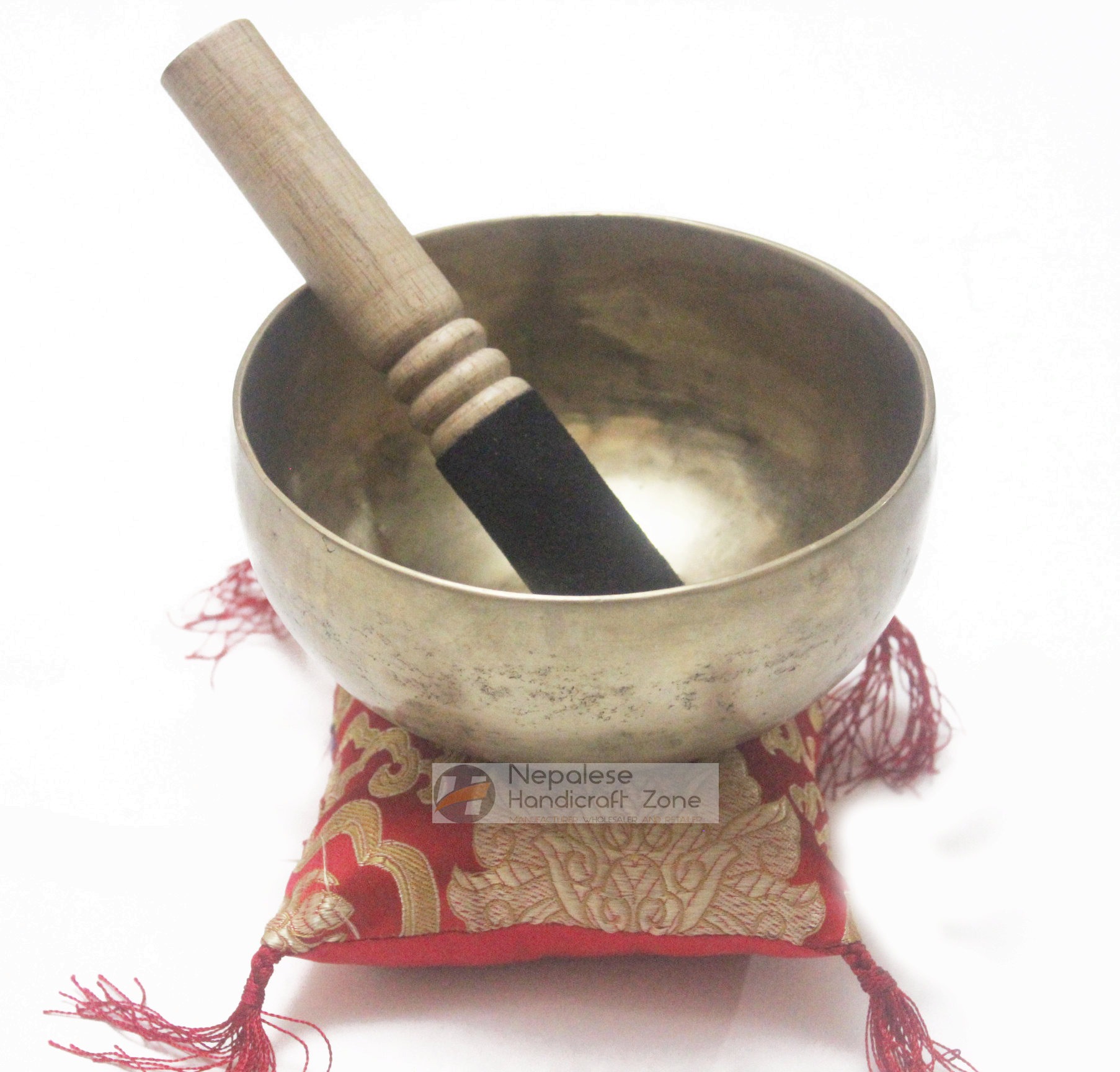 7" Plain Golden Singing Bowl image 0