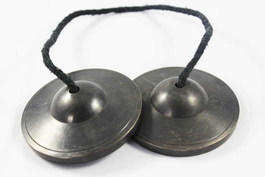 3.2" Antique finish NHZ Tingsha image 0