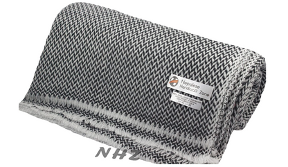 NHZ Natural Himalayan Cashmere Throw/ Blanket 54" x 108"(Maroon Chunky) image 3