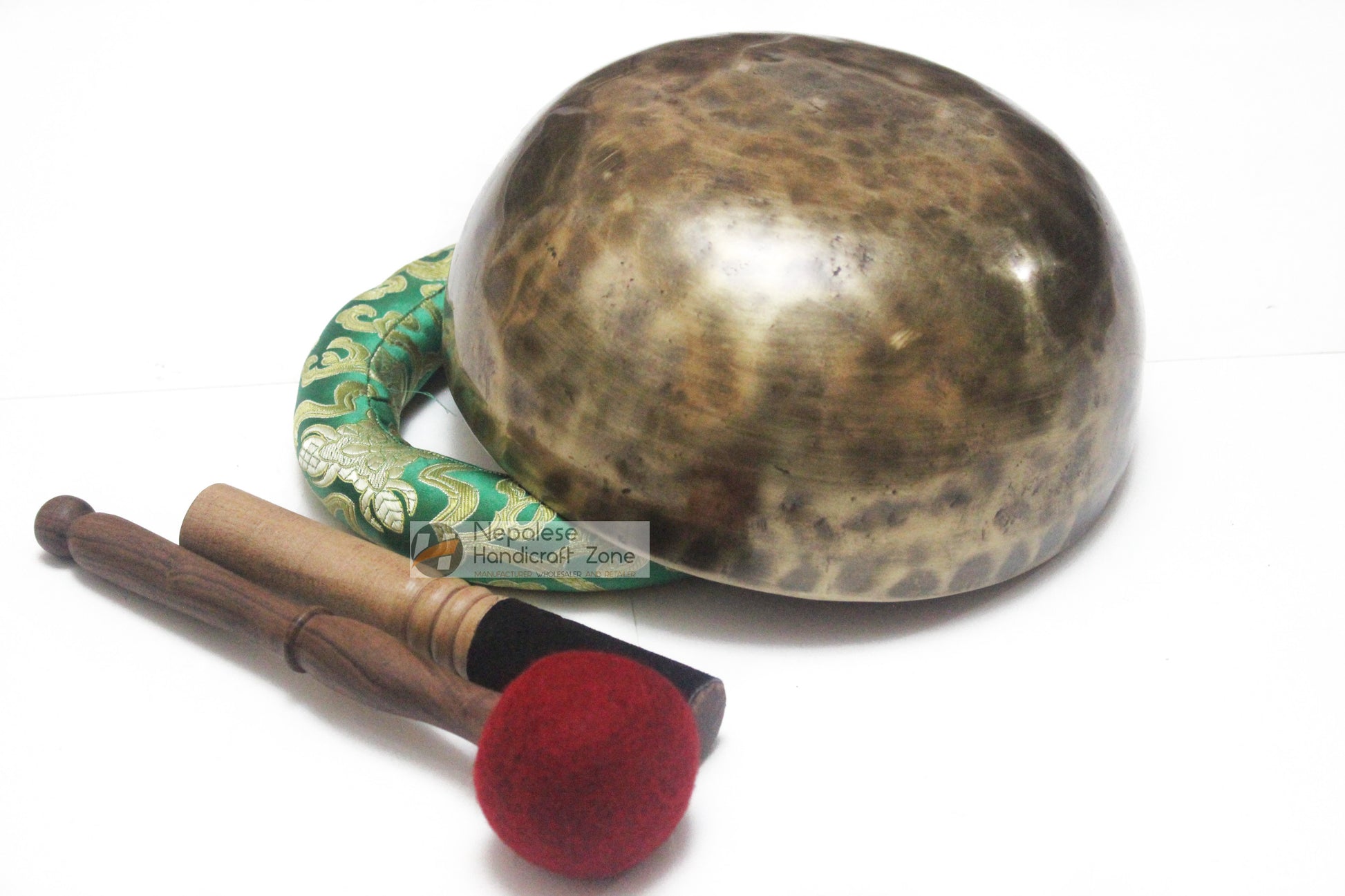 9" Antique Finish Singing Bowl image 3