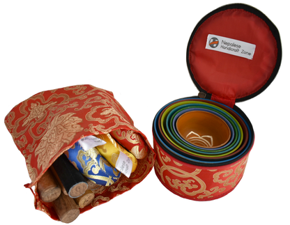 NHZ Multicolor singing bowl set image 2